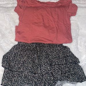 American eagle skirt set